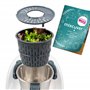 mixcover version améliorée essoreuse à salade compatible avec Thermomix TM6 TM5 - lavage et séchage de la salade - séchoir à sal