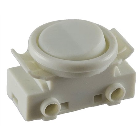 Interrupteur à bascule encastrable pour lampe 2 A 250 V avec anneau et bascule - Convient comme interrupteur de rechange pour lu