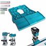 Adaptateur de rail de guidage professionnel pour Makita DRT50 / RT0700C / RT0702C / RT0700 / 3709/3711 pour Makita/Bosch/Festool