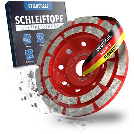 STONE REEF Ponceuse à béton [125 x 22