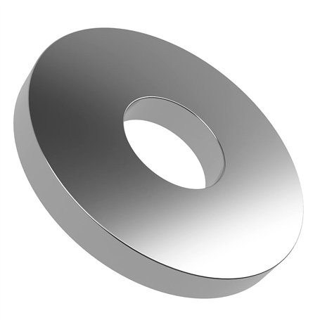 Offgridtec Lot de 50 rondelles en acier inoxydable V2A DIN9021 M10 x 25 mm résistantes à la corrosion pour montage solaire