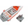 Amewi Bateau de Sauvetage radiocommandé sans balais 320 mm RTR Blanc/Orange pour Enfant à partir de 8 Ans