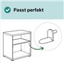 Support étagère 113301 compatible avec IKEA BESTA BRIMNES BRUSALI Taquet étagère Fixation Rechange 3 mm Tablettes (8 pièces)