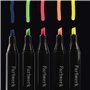 Marqueurs Textile Fluorescents | Feutres Textile Fluo | Couleurs UV brillent sous une lampe UV | Pour Tshirt, Habits Bébé, Chaus