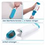 Brosse anti-peluches avec rouleau anti-peluches pliable - Épilateur réutilisable pour poils d'animaux avec nettoyage extrêmement