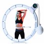 Wellrelaxx Smart Hula Hoop, silencieux et rotatif, avec compteur | Hula Hoop avec boule de poids | Cerceau pour perdre du poids