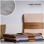 Torchons de Cuisine | Torchons Vaisselle de 45x65cm | Lot de 4 torchons | Torchons de Cuisine Coton en Quatre Couleurs | 100% Co