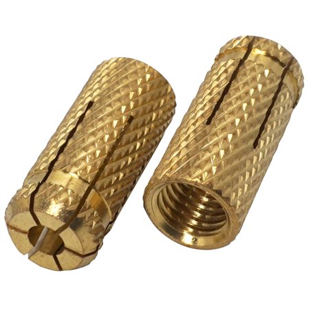 SKIR'CO Lot de 10 chevilles en laiton M14 x 42 mm