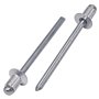 SKIR'CO (100 pièces) Rivets aveugles en aluminium à tête fraisée 4