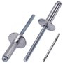 SKIR'CO (30 pièces) Rivets Aveugles à Grande Bride en Aluminium 5