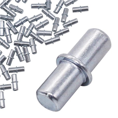 SKIR'CO Lot de 20 épingles d'étagère en métal 4 x 16 mm