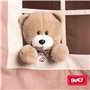 FANCY Peluche Petit Ours Brun 30 сm, Nounours pour Enfants et Adultes, Ours Brun Peluche pour Bébé 0+ - Cadeau Naissance Fille e