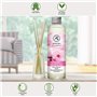 Recharge Diffuseur Roseaux de Fleur de Cerisier 200ml - Naturel Fragrance Fraîche et Durable - Désodorisant - Aromathérapie - Pa