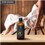 Infusion pour Sauna Pin Alpin 100ml - Huile Essentielle de Pin Alpin & Huile d'Aiguilles de Sapin & Huile d'épicéa - Arôme pour 