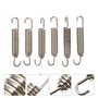 VILLCASE Lot de 6 ressorts d'échappement pour moto en acier inoxydable avec chambre d'expansion Collecteur de liaison Tuyau Ress