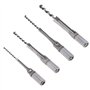 OTOTEC 4pcs Kit de Forets à Trou Carré pour Travail du Bois, Ensemble de Ciseaux à Mortaiser en Bois 6,4mm / 8mm / 9,5mm / 12,7m