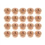 20pcs M10 Collecteur d'échappement Écrous Hexagonaux en Cuivre Plaqué Autobloquant Hexagonal pour 18301737774 Voiture