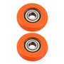 OTOTEC Lot de 2PCS Roues de Siège pour Rameur Diamètre Extérieur 36 Mm Largeur 10 Mm Diamètre Intérieur 8 Mm Roue à Rouleaux en