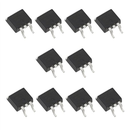 OTOTEC Lot de 10 transistors TO-263 canal N GB10NC60HD GB10NC60KD STGB10NC60HD 600 V 10 A D2PAK compatible avec Miele ELP-265 EL
