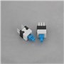 OTOTEC Lot de 20 Interrupteurs à Bouton-poussoir Tactiles 7x7 Mm Autobloquants Micro-interrupteurs à 6 Broches DPDT Mini-interru