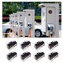 EMSea 40pcs Micro Interrupteur de Fin de Course Longue Charnière Levier AC 125V 2A 3 Broches SPDT pour Appareils Ménagers Audio