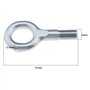 EMSea Crochet de Remorquage de Voiture 1348135080 674417 Compatible avec Relais Boxer Ducato 2006 Onwards Voiture Robuste Court