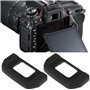EMSea Lot de 4 œilletons DK-28 - Pour appareil photo - En ABS - Accessoire compatible avec appareil photo Nikon D7500 - Noir