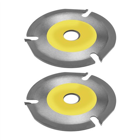 EMSea 2 pièces TCT disque de lame de scie circulaire à bois 125mm 22.23mm alésage arbre 3T lame de scie pour meuleuse d'angle sc