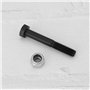 EMSea 20Pcs Boulons de Cisaillement d'arbre de Prise de Force M8x55 Mm Rechange avec écrous de Blocage Nyloc M8 Compatible avec