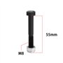EMSea 20Pcs Boulons de Cisaillement d'arbre de Prise de Force M8x55 Mm Rechange avec écrous de Blocage Nyloc M8 Compatible avec