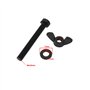 EMSea 4PCS Boulons en Nylon pour Tige de Bobine Compatible avec XP Deus Le Détecteur de Métaux Souterrain M6 X 50 Mm avec Rondel
