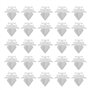 YINETTECH 50pcs Clips de Garniture Pare-Chocs Latéraux du Véhicule Attaches de Fixation Moulure de Porte Extérieure avec Tête Re