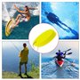 YINETTECH 3PCS Flottant Porte-Clés Glow Ovale Forme Jaune Mousse Porte-clés Sport Nautique Léger Clé Accessoires pour Surf Natat