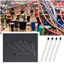 YINETTECH 100pcs NTC Thermistances Résistance MF52-103/3950 10K Ohm -50-150? Capteur de Température Thermistances à Coefficient