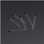 YINETTECH 100pcs NTC Thermistances Résistance MF52-103/3950 10K Ohm -50-150? Capteur de Température Thermistances à Coefficient