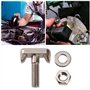 VGOL 4X Câble de Batterie T-Boulon en Acier Inoxydable M6 Connecteurs de Borne Pôle Batterie avec Écrous et Rondelles Remplaceme