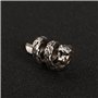 VGOL Lot de 4 perles de barbe pour homme - Anneaux de barbe nordiques - Perles tubulaires pour dreadlocks - Accessoires pour tre