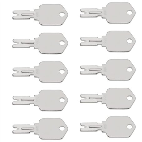 VGOL Lot de 10 clés de Chariot élévateur 166 1430 186304 51335040 A214062 compatibles avec Clark Compatible avec Hyster Compatib