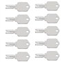 VGOL Lot de 10 clés de Chariot élévateur 166 1430 186304 51335040 A214062 compatibles avec Clark Compatible avec Hyster Compatib