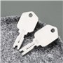 VGOL Lot de 10 clés de Chariot élévateur 166 1430 186304 51335040 A214062 compatibles avec Clark Compatible avec Hyster Compatib