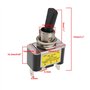 VGOL 2 Pièces 12V 30A 3 Broches Interrupteur à Bascule avec Pointe LED Rouge Lumière de Tableau de Bord de Voiture pour Automobi