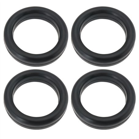 VGOL Lot de 4 Supports d'échappement pour Silencieux de Voiture en Caoutchouc EPDM Diamètre Extérieur de 70 Mm Diamètre Intérieu