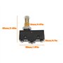 VGOL Lot de 2 Micro-interrupteurs à Piston à Rouleau de 12 Mm 1NO + 1NC Z-15GQ22-B pour Circuits de Commande CA/CC