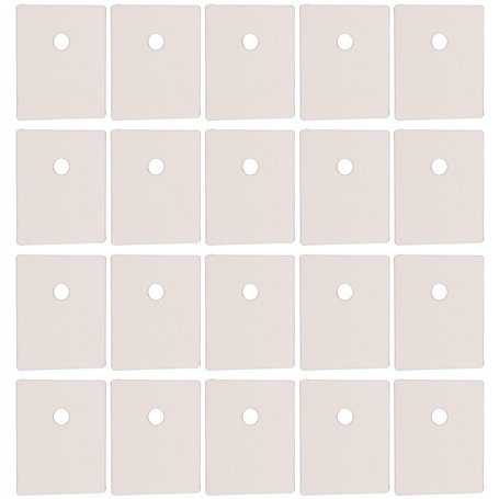 VGOL Lot de 100 Joints Isolants en Mica pour Transistors Et Diodes TO247/TO3P/TO218 20 X 25 X 0