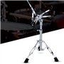 Qezodsx Trépied de tambour de concert - Trépied réglable - Double entretoise pour 8 à 14 tambours - Tambour à languette en acier