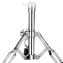 Qezodsx Trépied de tambour de concert - Trépied réglable - Double entretoise pour 8 à 14 tambours - Tambour à languette en acier