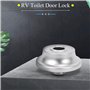 RV Serrure de Porte de Toilette Salle de Bain Serrure de Porte Caravane Bateau Loquet PoignéE Serrure RV Accessoires