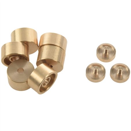 Lobamop 1 de trompettes valve doigt boutons trompette pièces accessoires instrument musique accessoires pour trompette or