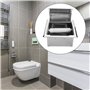 Tiamu Porte-Papier Hygiénique Intégré en Acier Inoxydable, Porte-Papier Toilette Mural, Moderne Porte-Papier Toilette avec Couve