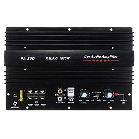 PRATYAHARA 12V 1000W Voiture Audio Haute Puissance Amplificateur Amplificateur Conseil Puissant Caisson de Basses Basse Ampli PA